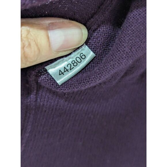 Loft Women's S Gray And Purple Button Front Cardigan - Picture 5 of 6